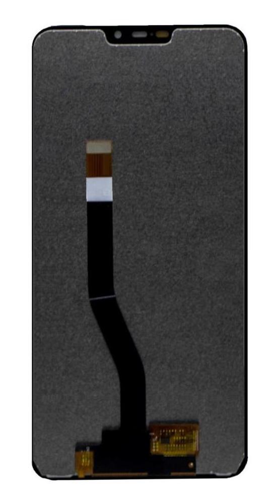 LCD with Touch Screen for Lava Z92 - White by Maxbhi.com