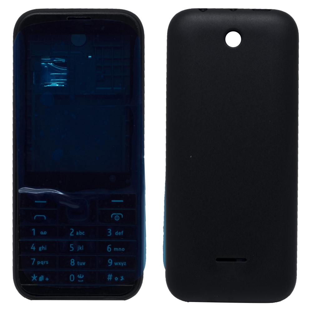 Full Body Housing for Nokia 225 RM-1012 - Black - Maxbhi.com