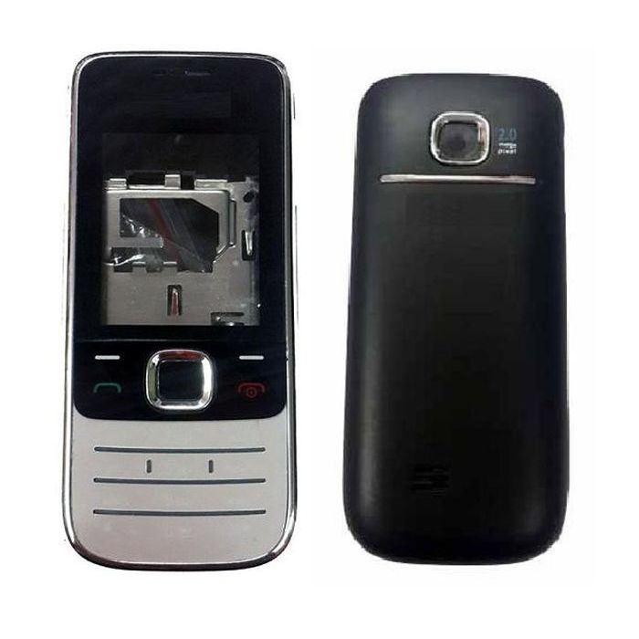 full body housing for nokia 2730 classic black silver