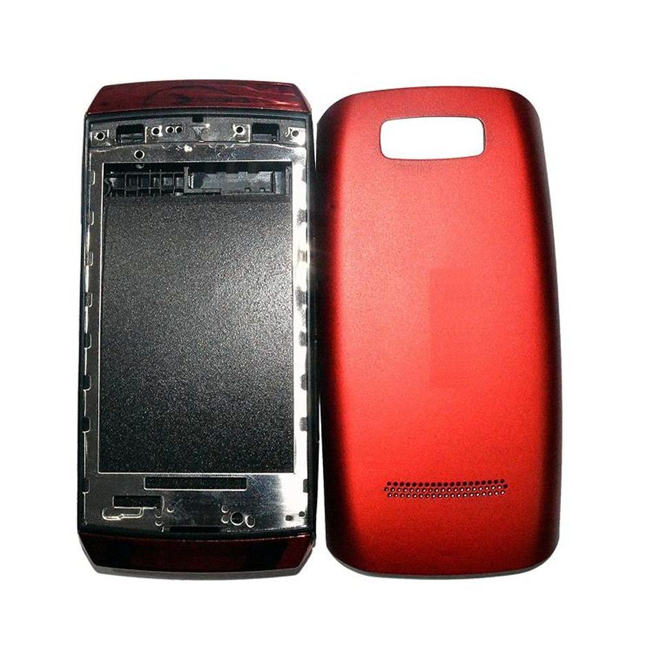 full body housing for nokia asha 306 red