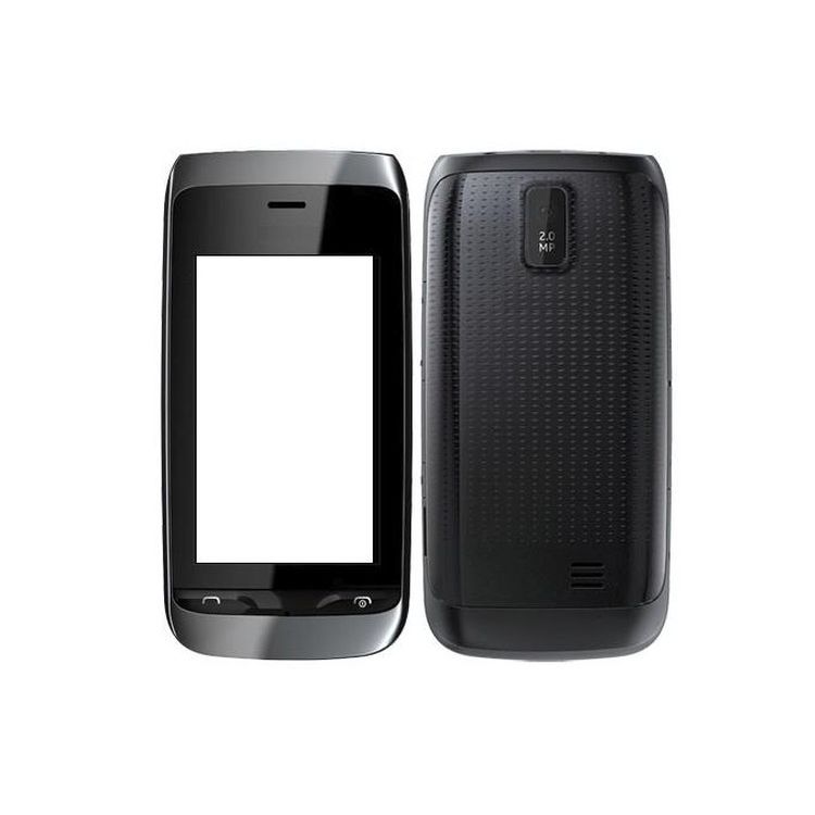 full body housing for nokia asha 310 rm 911 black