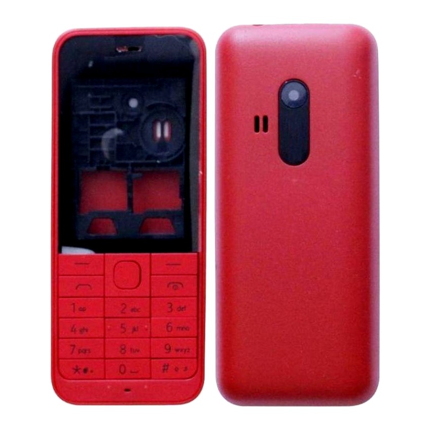 Housing For Nokia 220 Dual Sim Rm969 Red - Maxbhi.com Housing For Nokia 220 Dual Sim Rm969 Red - Maxbhi.com