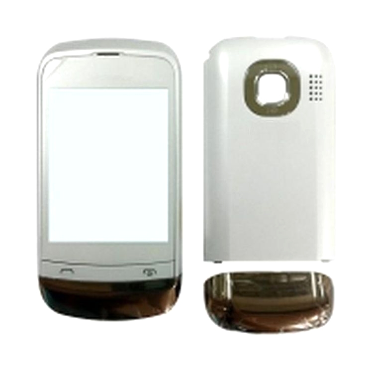 Housing For Nokia C202 Touch And Type Golden White - Maxbhi Com Housing For Nokia C202 Touch And Type Golden White - Maxbhi Com