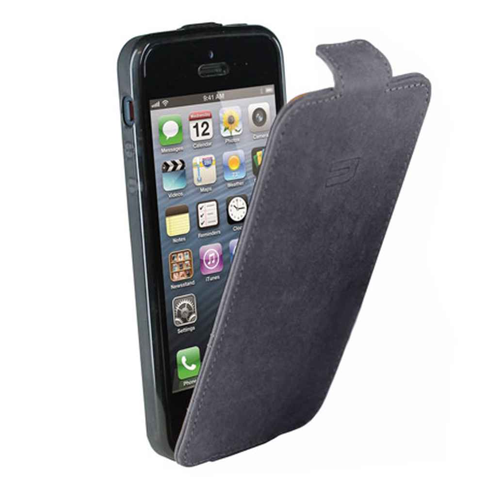 intern lint onderzeeër Flip Cover for Apple iPhone 5s - Grey by Maxbhi.com