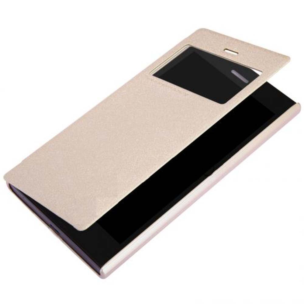 Flip Cover for BlackBerry Z3 Gold