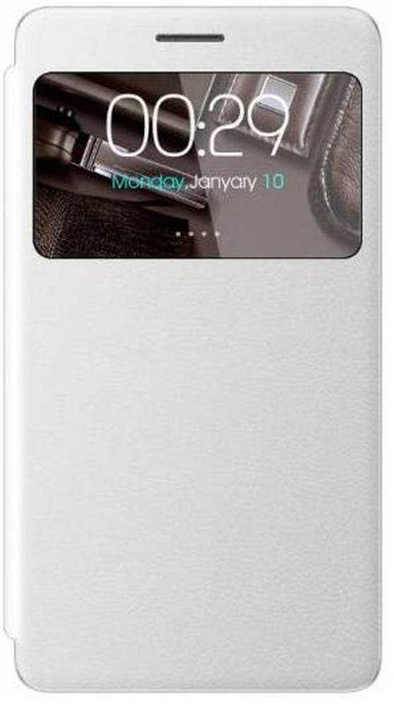 Flip Cover for Micromax A102 Canvas Doodle 3 - Pristine White Flip Cover for Micromax A102 Canvas Doodle 3 - Pristine White