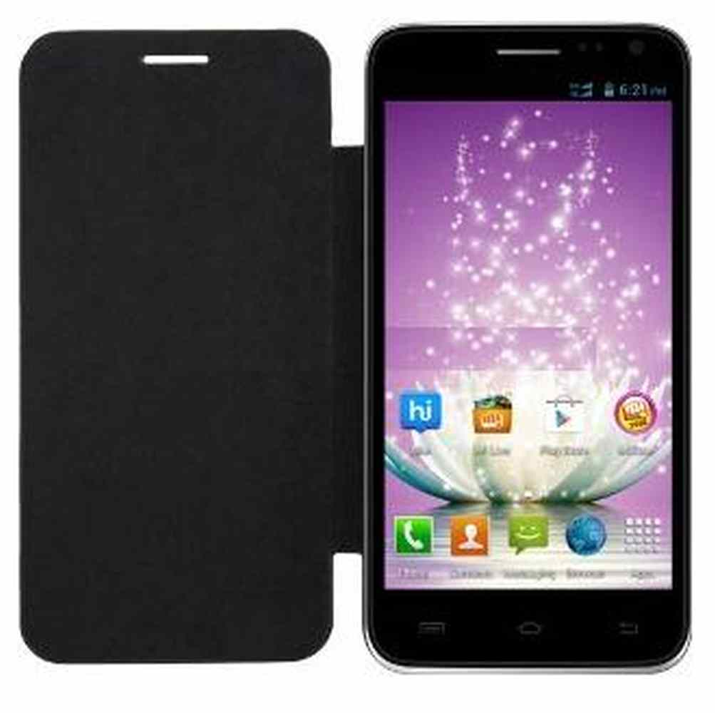Flip Cover for Micromax Canvas Blaze MT500 Black by