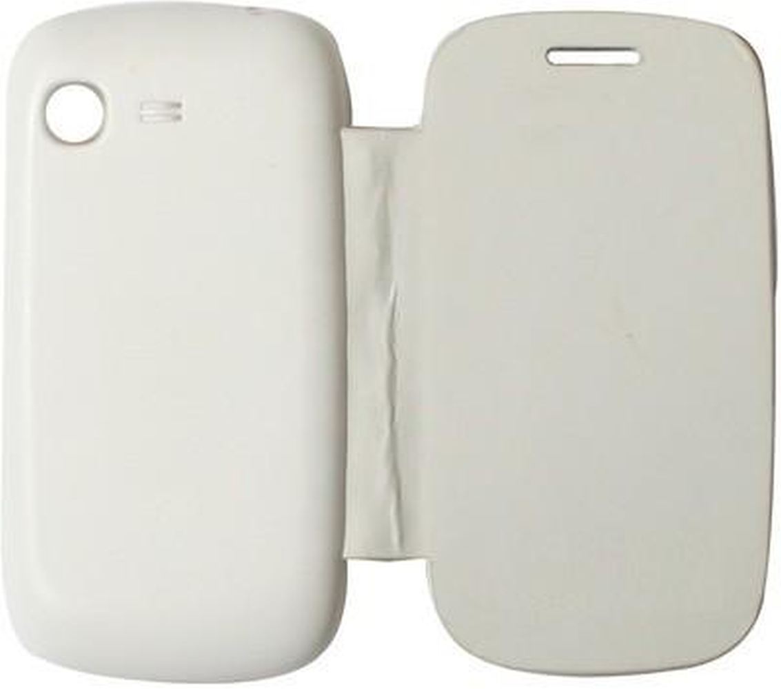 Flip Cover for Samsung Galaxy Pocket Neo Duos S5312 - White Flip Cover for Samsung Galaxy Pocket Neo Duos S5312 - White