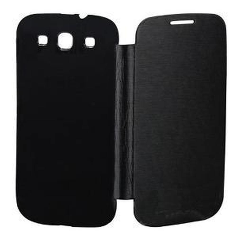 Flip Cover For Samsung Galaxy S3 Slim Black By Maxbhi Com