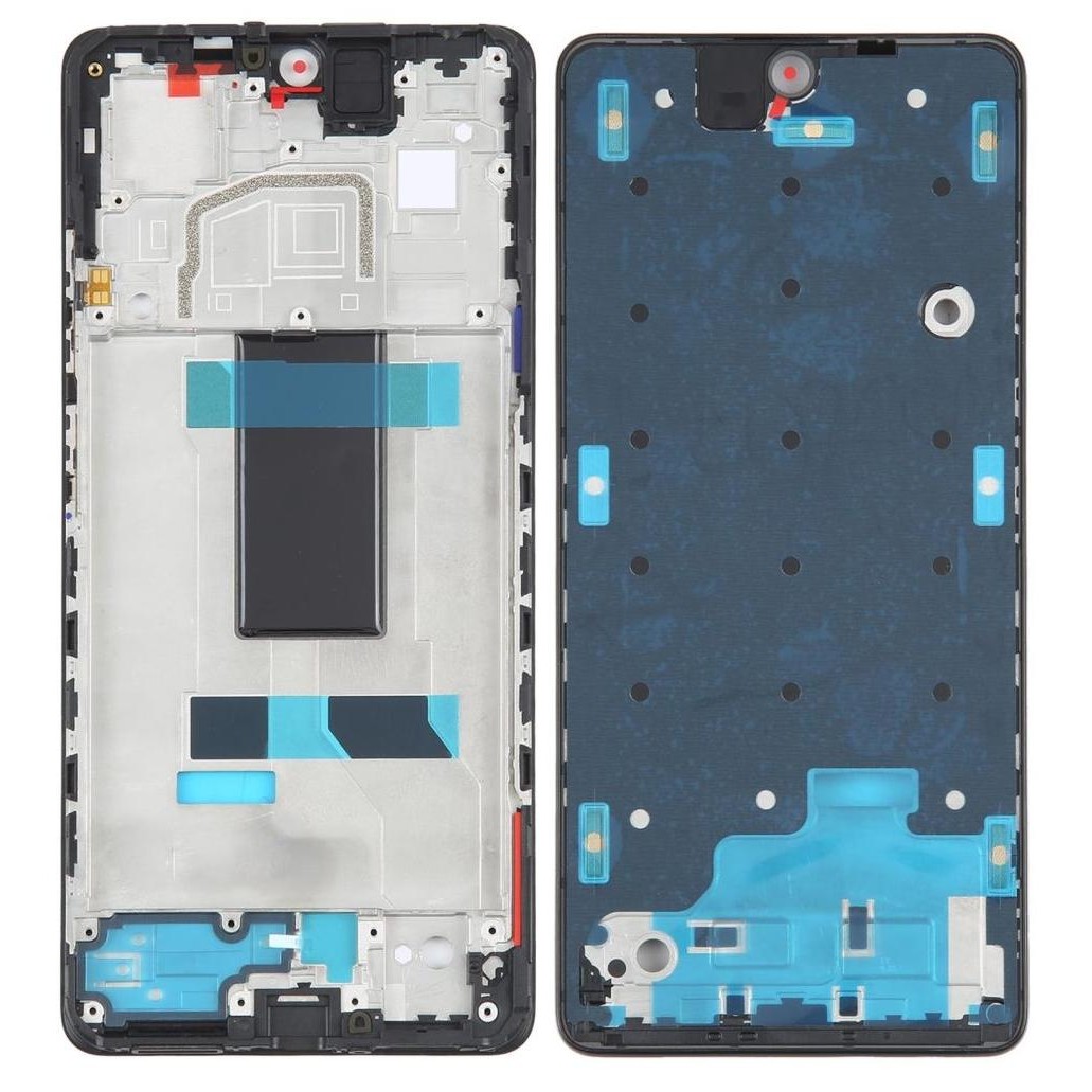 LCD Frame Middle Chassis for Xiaomi Redmi Note 12 Pro - Black by Maxbhi.com
