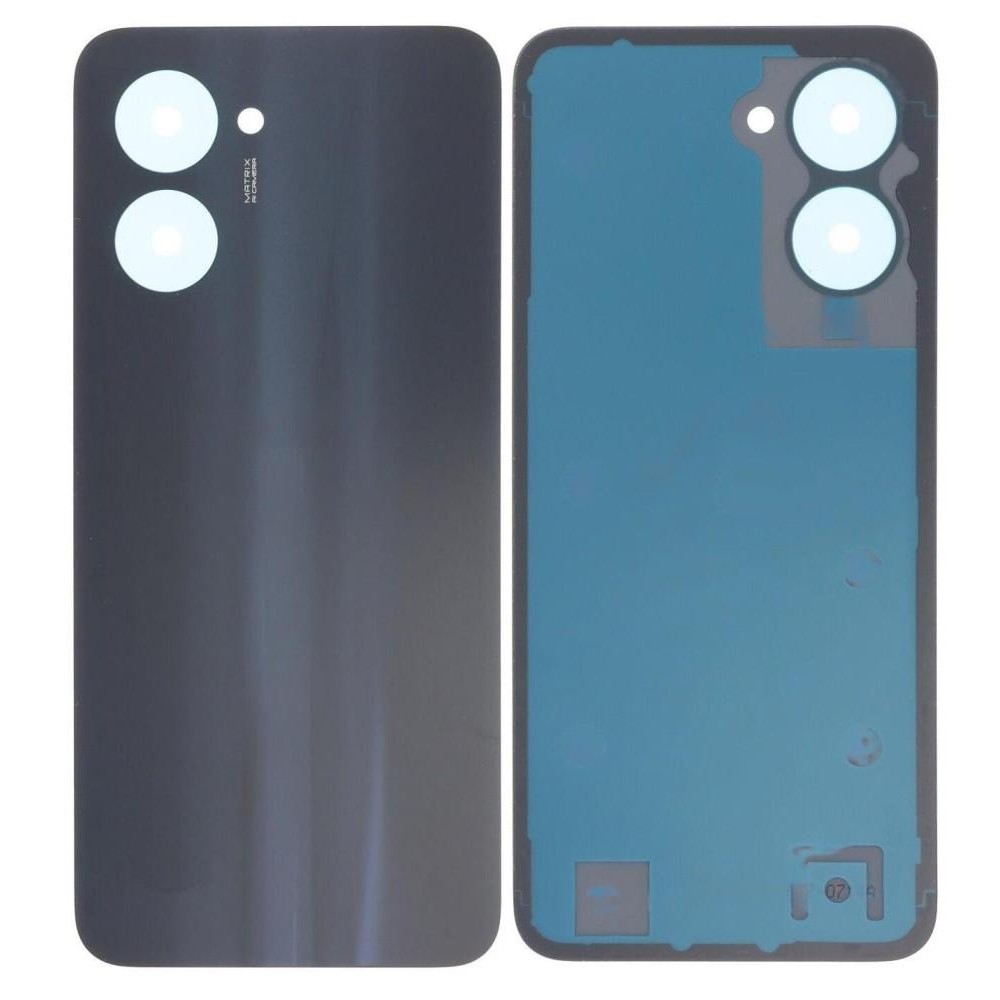 Back Panel Cover for Realme C33 2023 Black