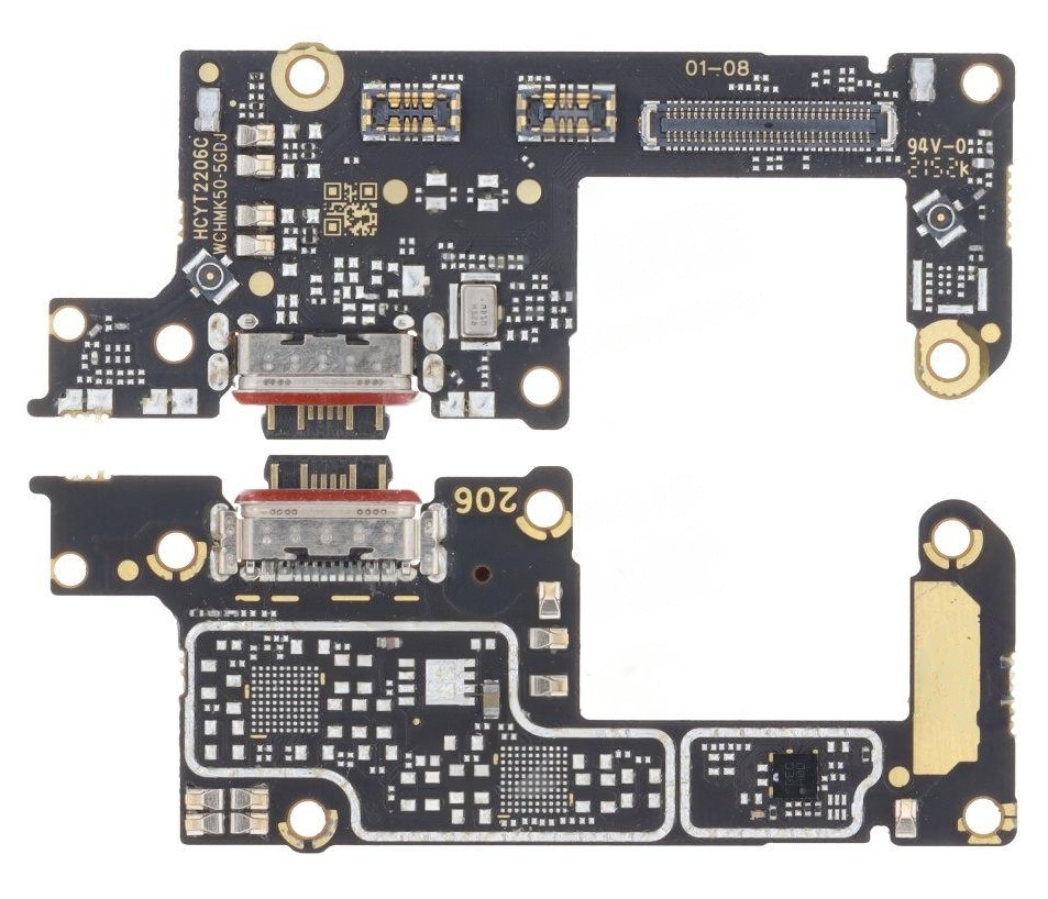 Charging Connector Flex PCB Board for Xiaomi Poco F4 GT by Maxbhi.com