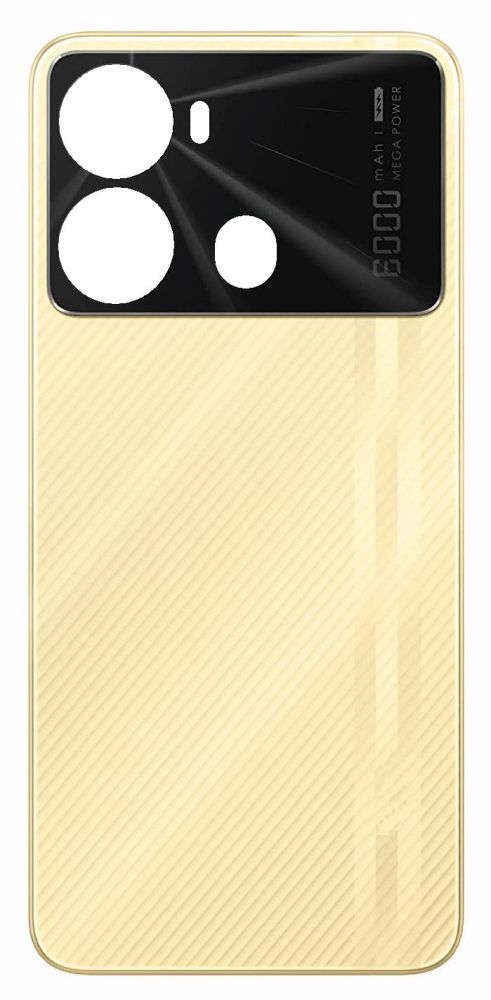 Back Panel Cover for Itel P40 - Gold - Maxbhi.com