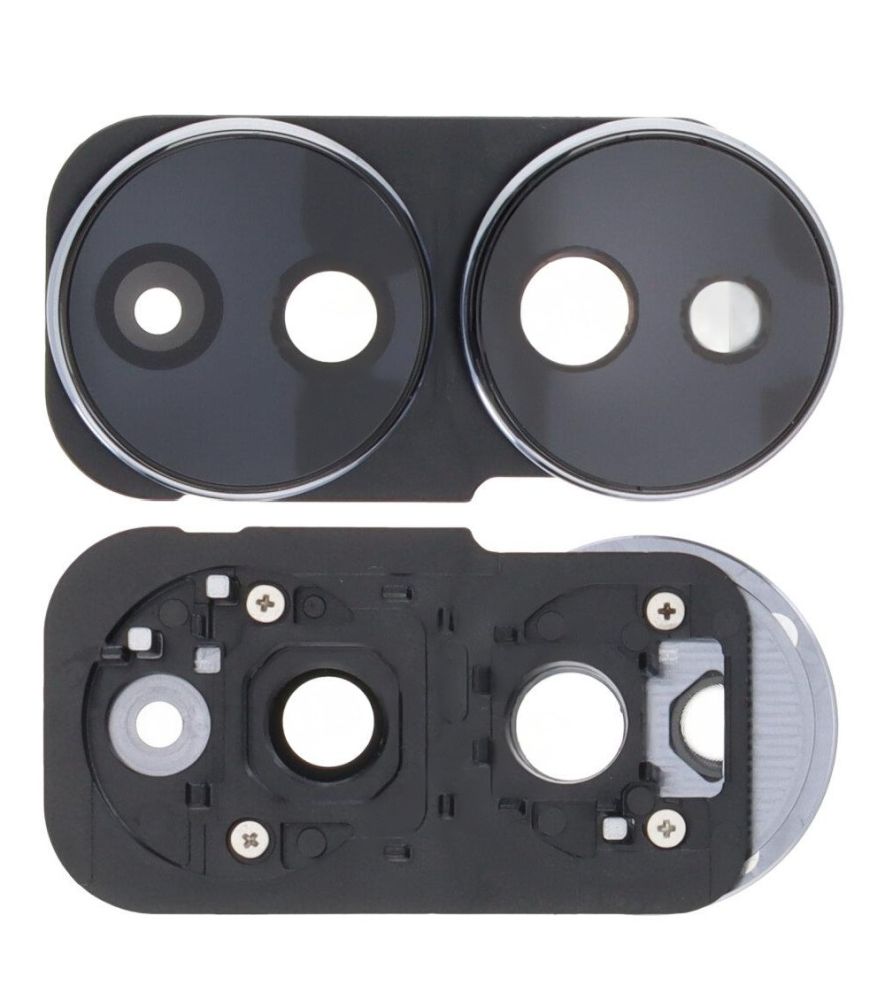 Camera Lens Glass with Frame for Honor 70 5G Black by