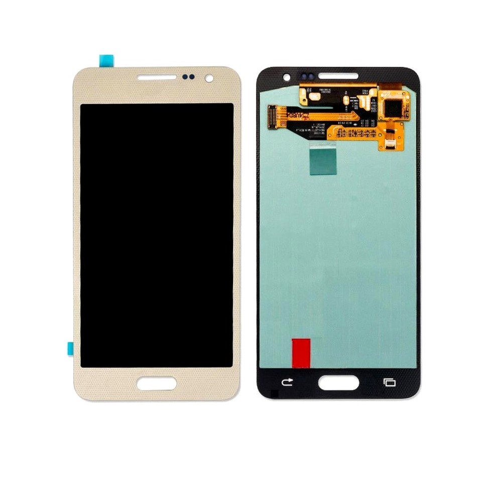 LCD with Touch Screen for Samsung Galaxy A3 SM-A300FU - Gold by Maxbhi.com