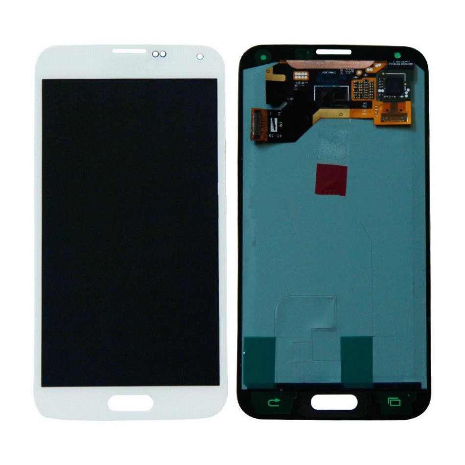 lcd with touch screen for samsung galaxy s5 g900 white display glass combo folder