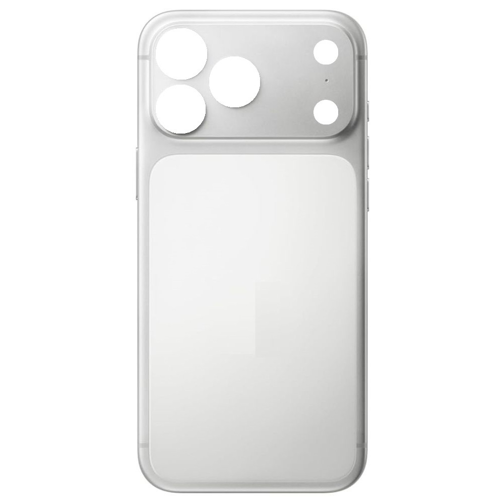 Back Panel Cover for Apple iPhone 17 Pro Max - Silver - Maxbhi.com