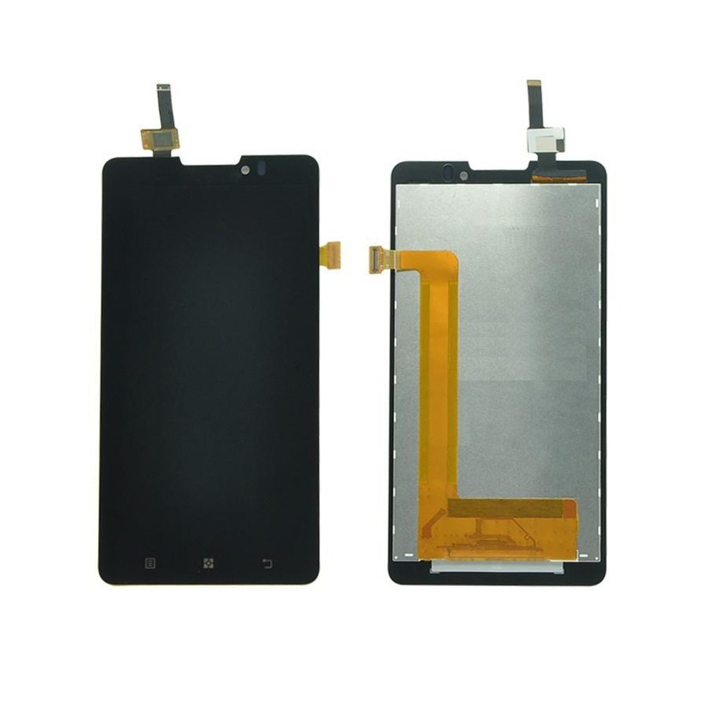LCD with Touch Screen for Lenovo P780 - White by Maxbhi.com