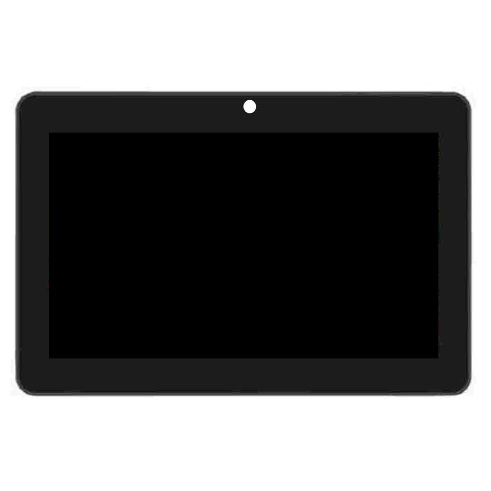 LCD with Touch Screen for Adcom Apad 707D - Black by Maxbhi.com