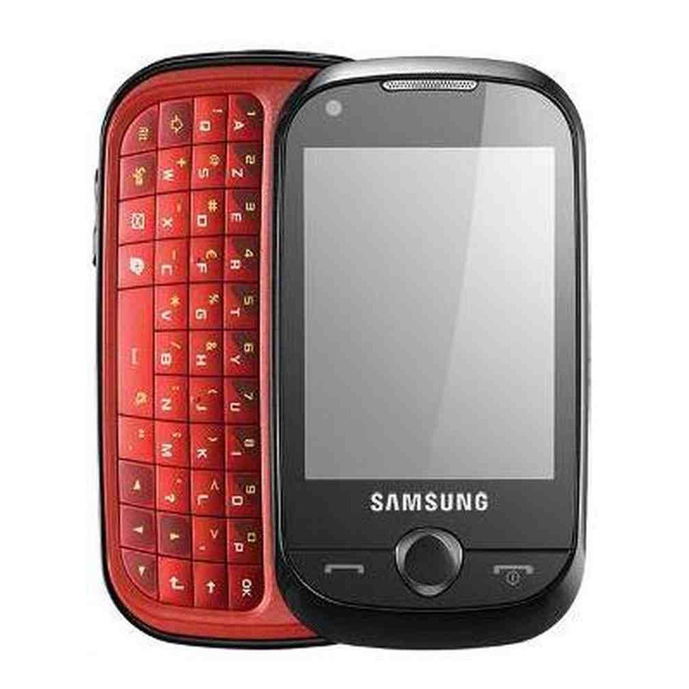 LCD with Touch Screen for Samsung Corby Pro - White by Maxbhi.com