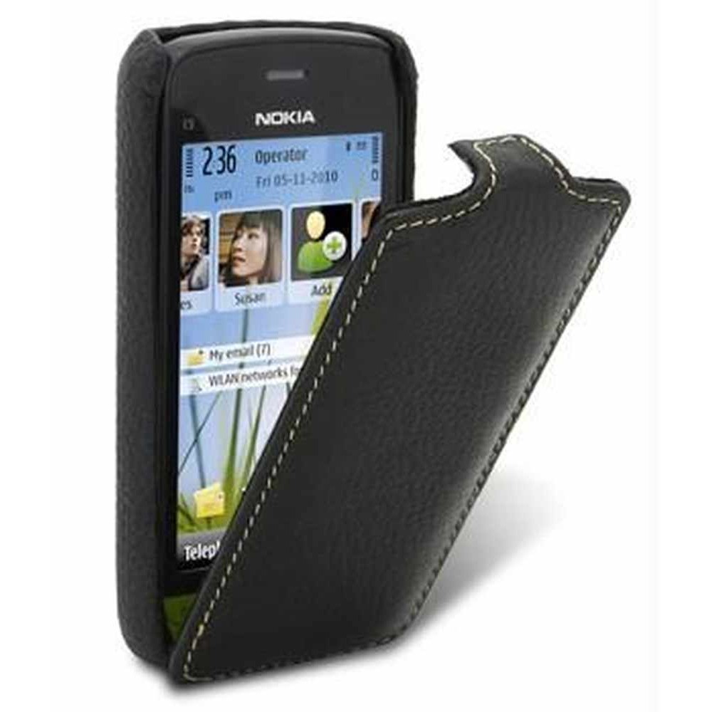 flip cover for nokia c5 c5 00 black