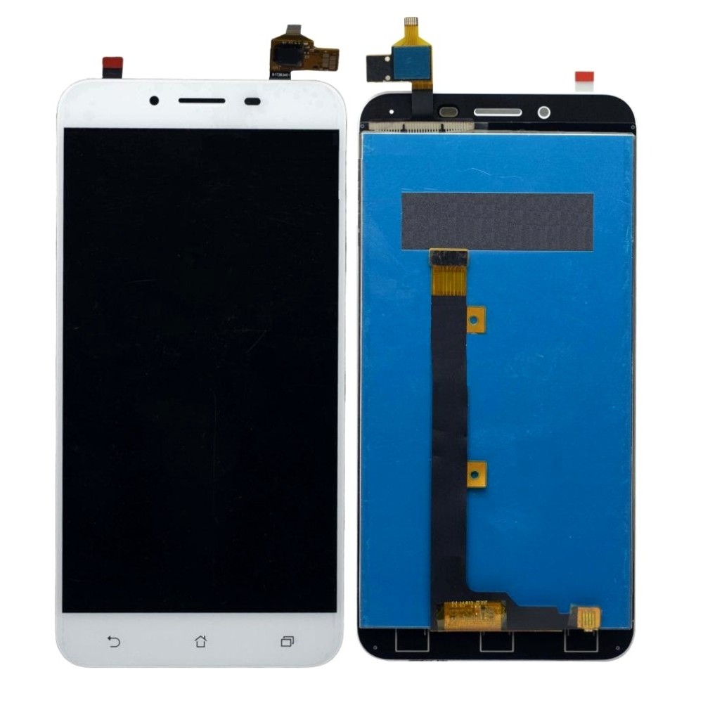 mon LCD with Touch Screen for Asus Zenfone 3 Max ZC553KL - Silver by