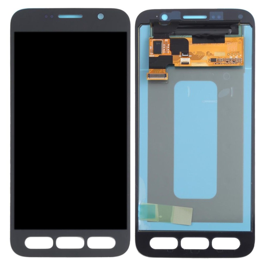 LCD with Touch Screen for Samsung Galaxy S7 active Grey display glass combo folder