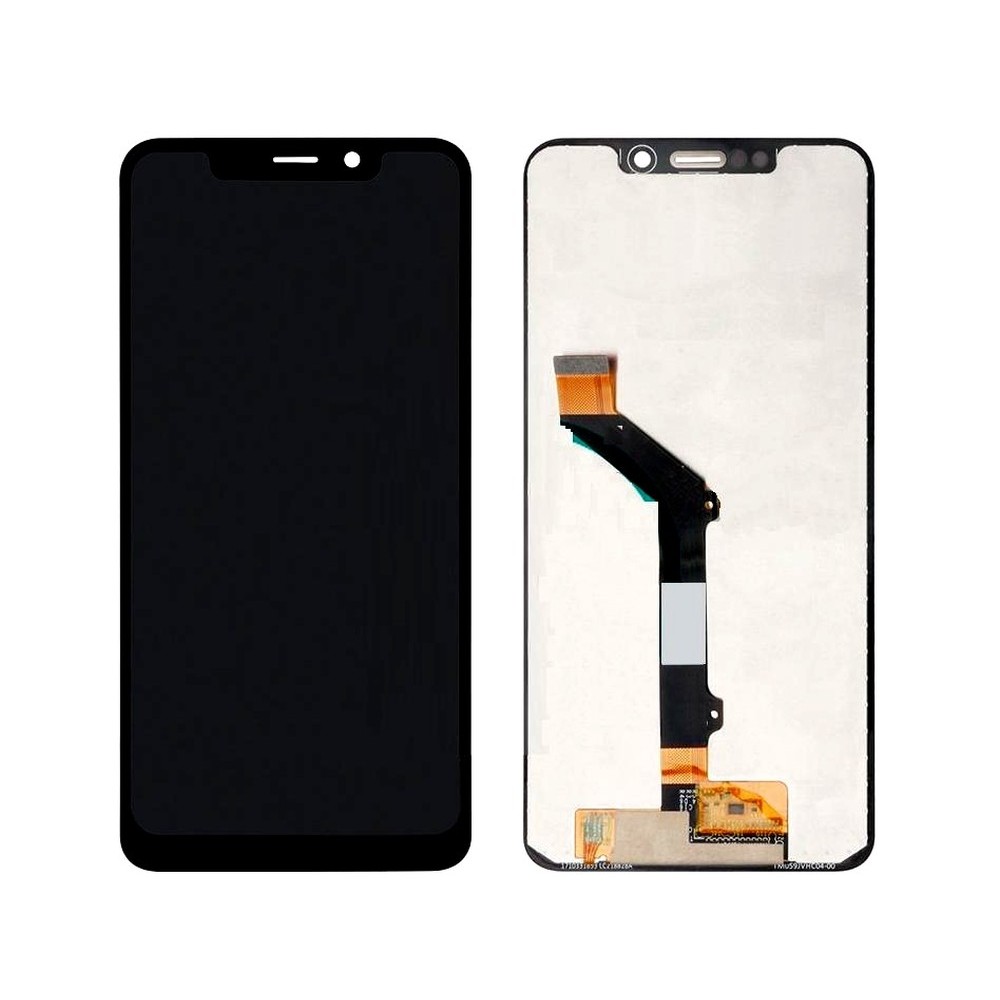 DISPLAY LCD FRAME PER MOTOROLA MOTO ONE P30 PLAY XT1941 TOUCH SCREEN VETRO NERO