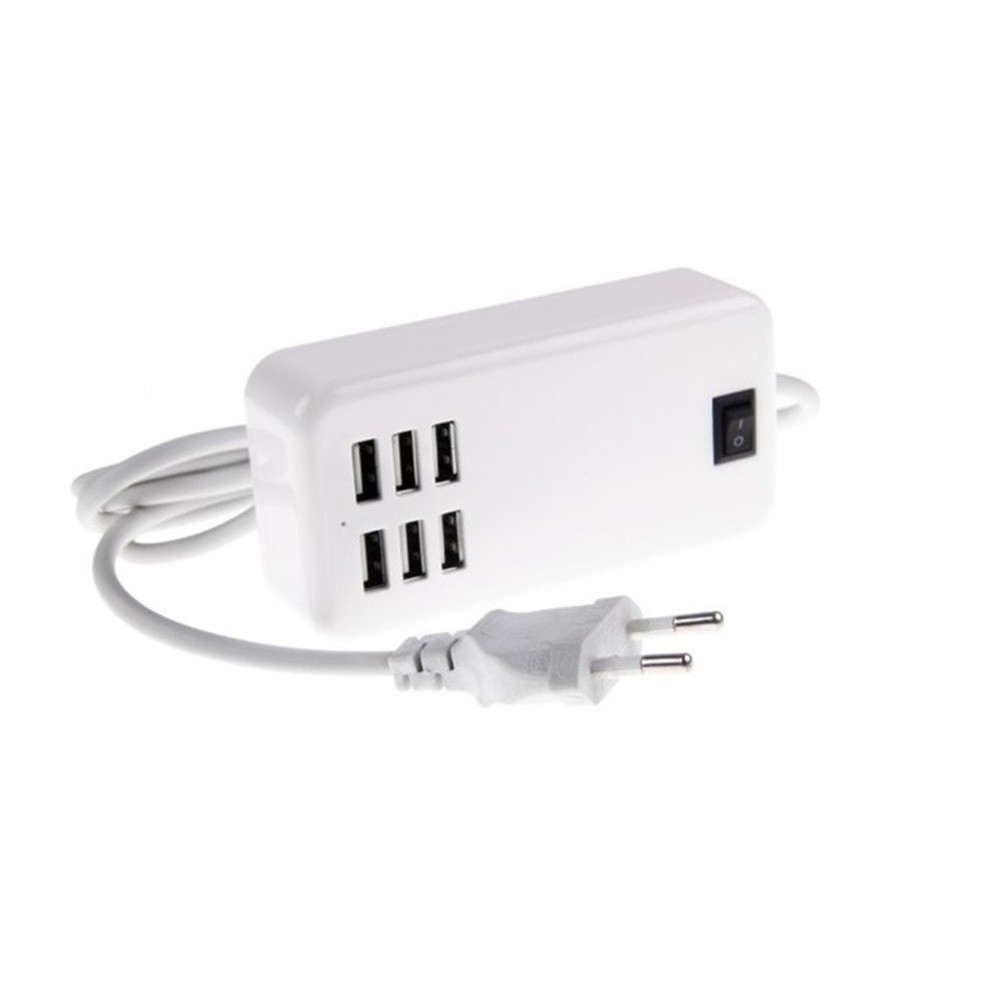6 Port Multi Usb Highq Fast Charger For Xiaomi Redmi 2 Prime Maxbhi Com