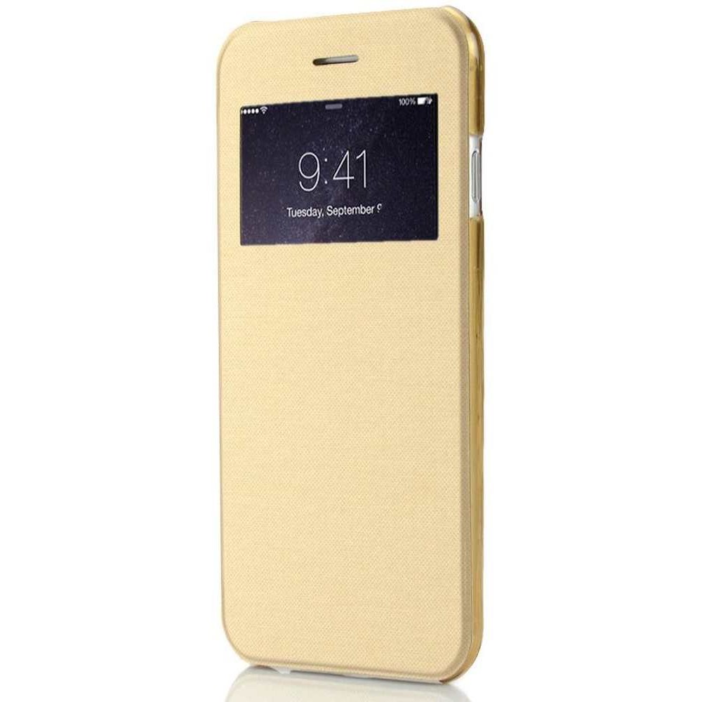 Flip Cover For Apple Iphone 6 64gb Gold By Maxbhi Com Flip Cover For Apple Iphone 6 64gb Gold By Maxbhi Com