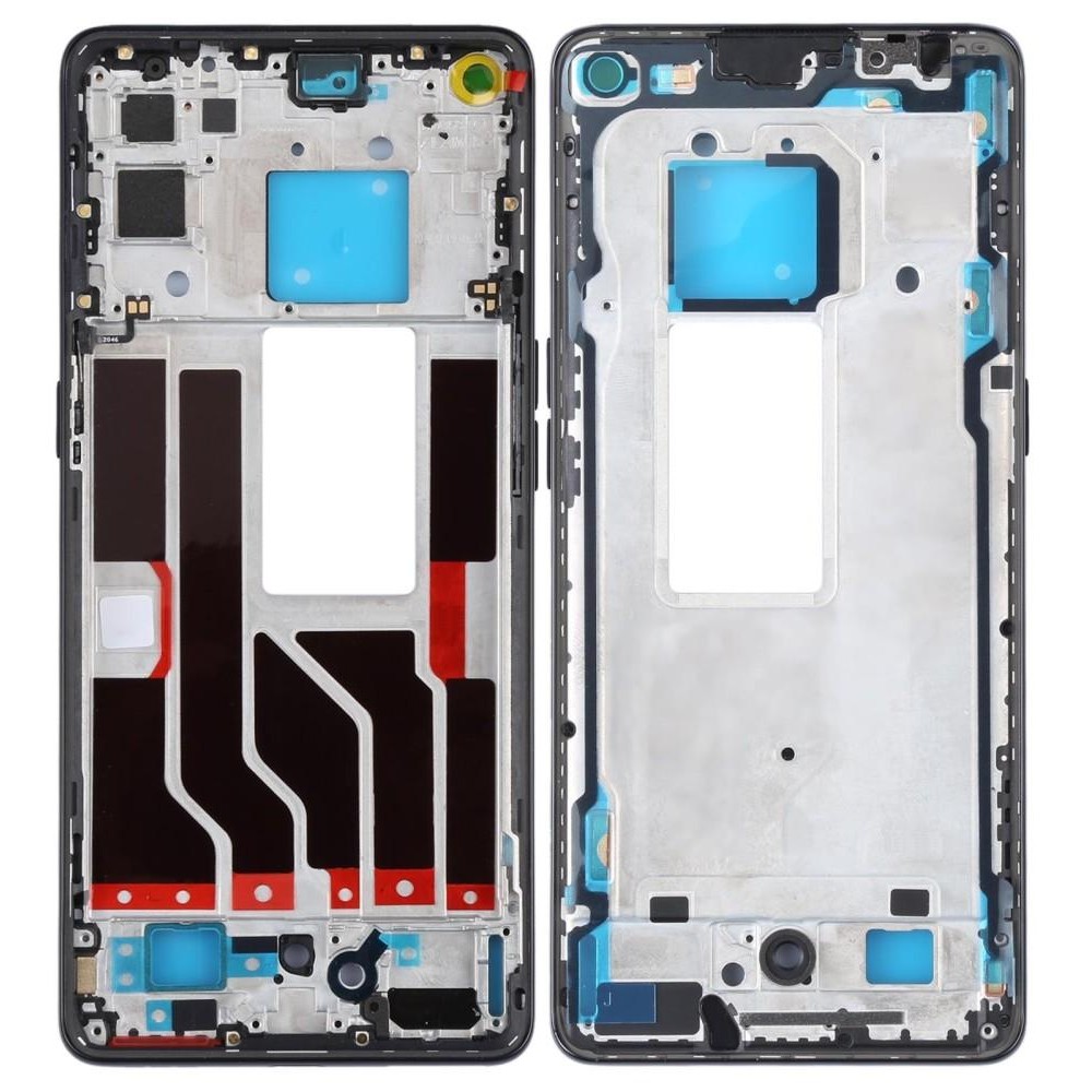 LCD Frame Middle Chassis for Oppo Reno 5 Pro Plus 5G - Black by Maxbhi.com
