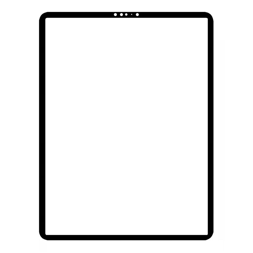 Replacement Front Glass for Apple iPad Pro 12.9 inch 2022 - Silver by