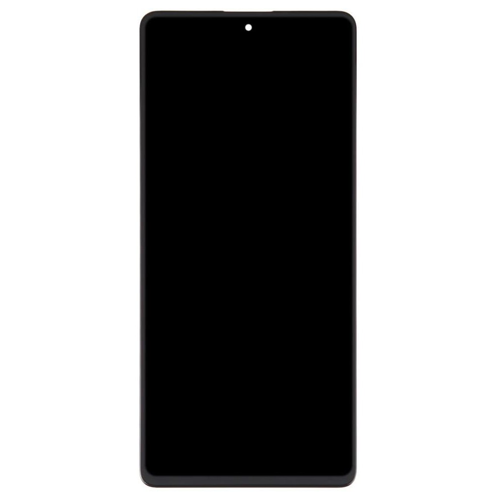 LCD with Touch Screen for Xiaomi Redmi Note 12 Pro - Black (display glass  combo folder)