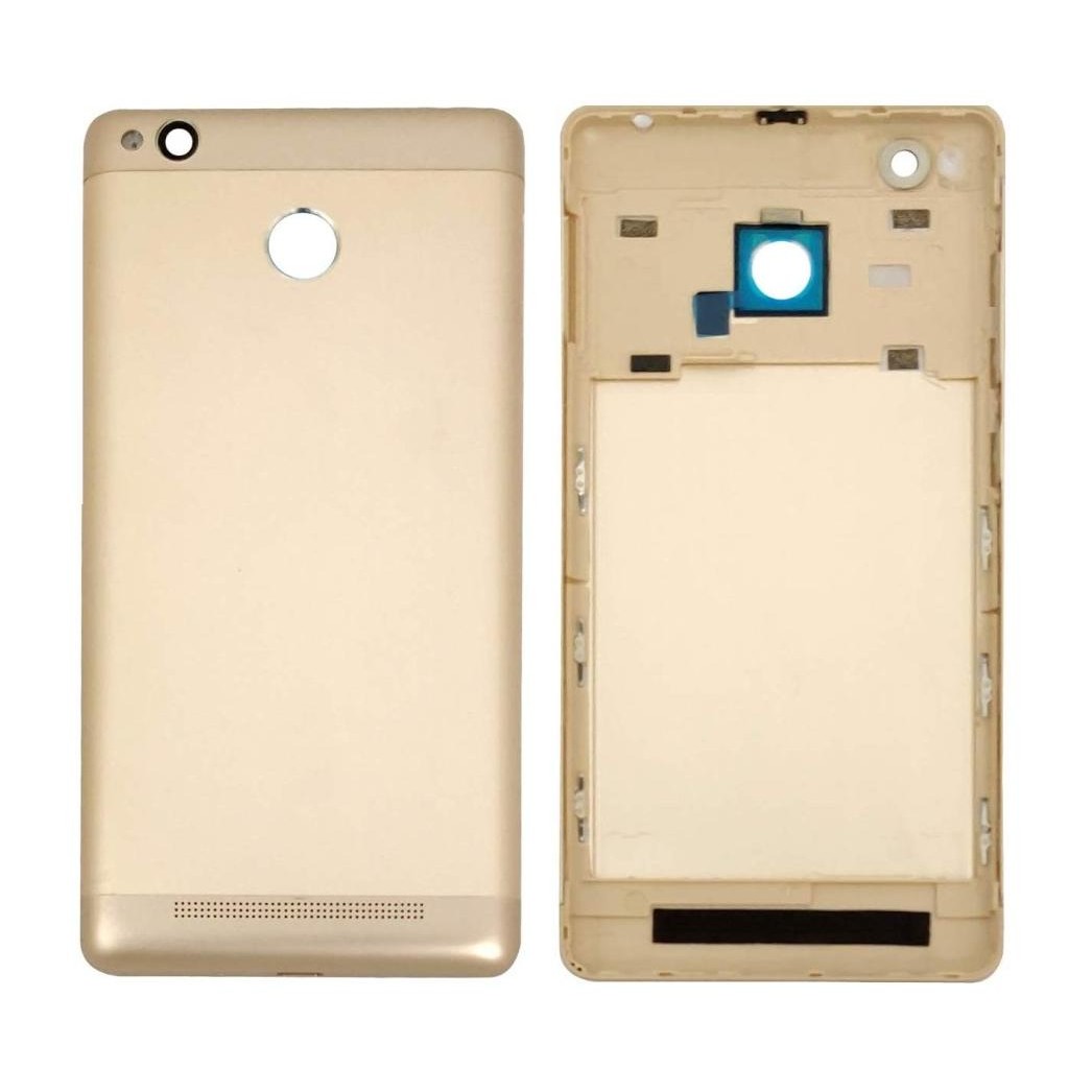 Back Panel Cover for Xiaomi Redmi 3S Prime - Gold - Maxbhi.com