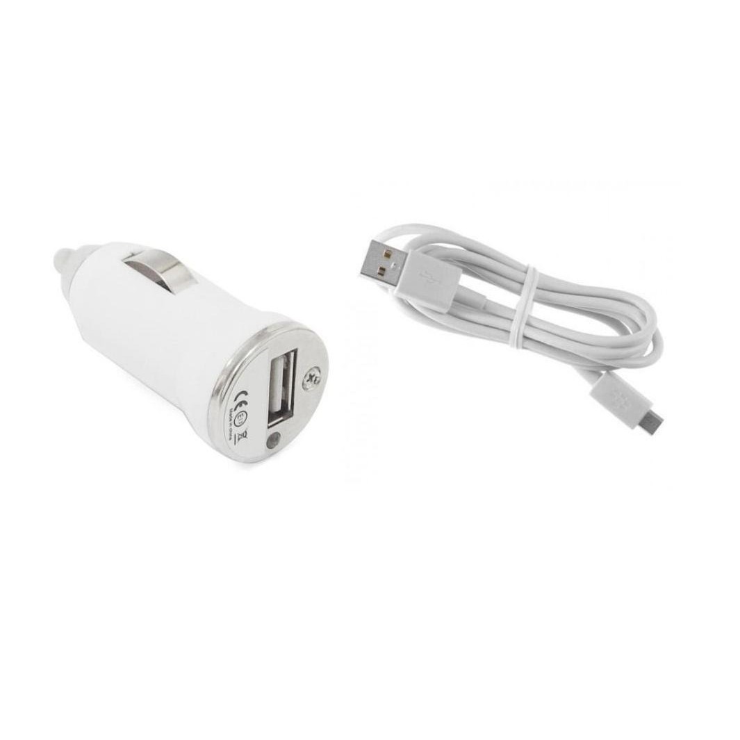 Car Charger for IBall Slide WQ32 with USB Cable