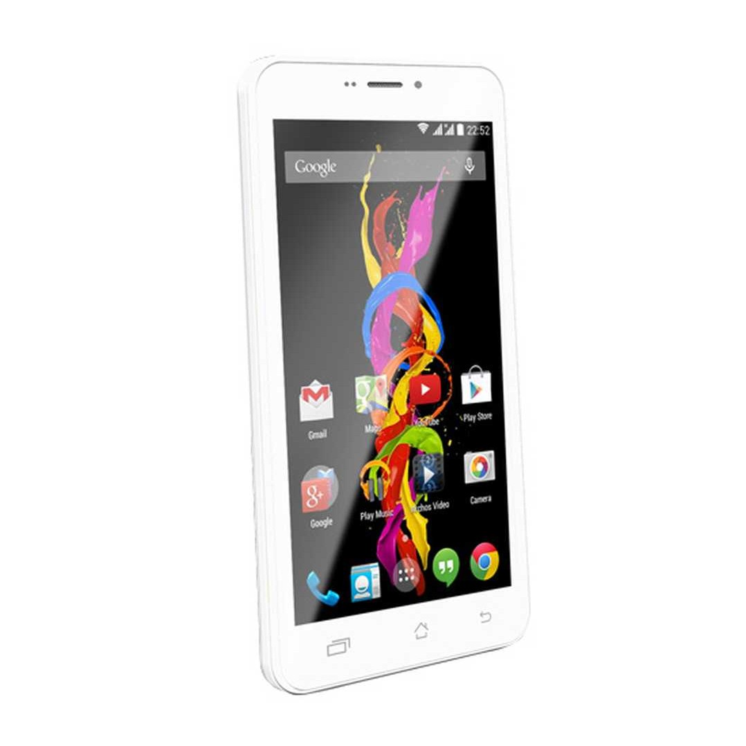 LCD with Touch Screen for Archos 59 Titanium - White by Maxbhi.com