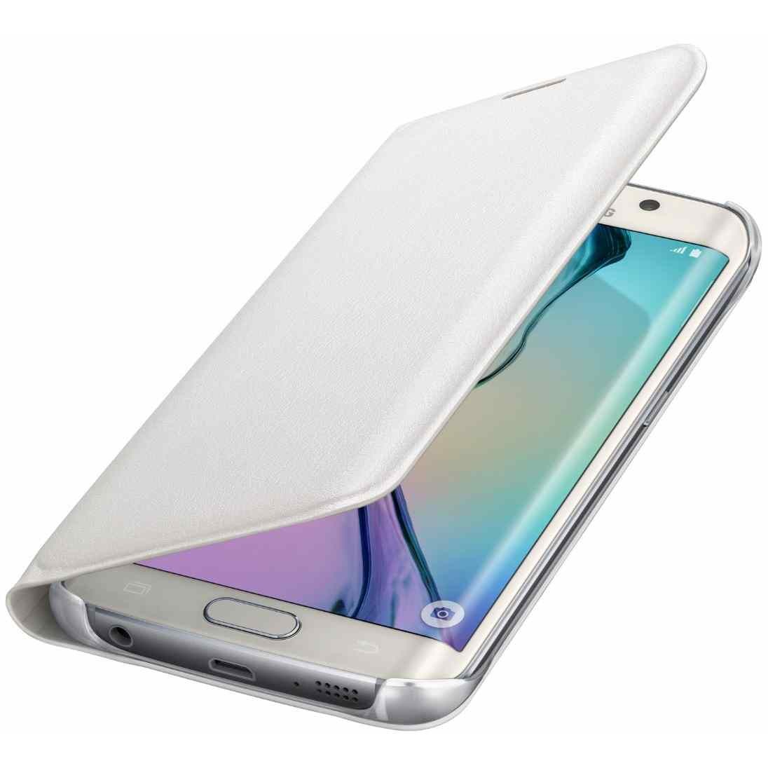 calor desesperación borde Flip Cover for Samsung Galaxy S6 Dual SIM 32GB - White by Maxbhi.com