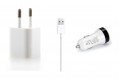 3 in 1 Charging Kit for Xiaomi Redmi 1S with Wall Charger, Car Charger & USB Data Cable - Maxbhi.com
