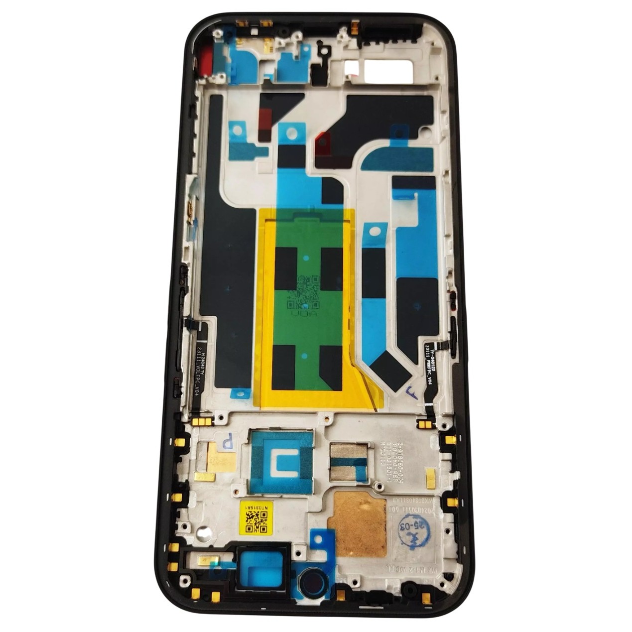 LCD Frame Middle Chassis for Nothing Phone 2a Plus - Black by Maxbhi.com