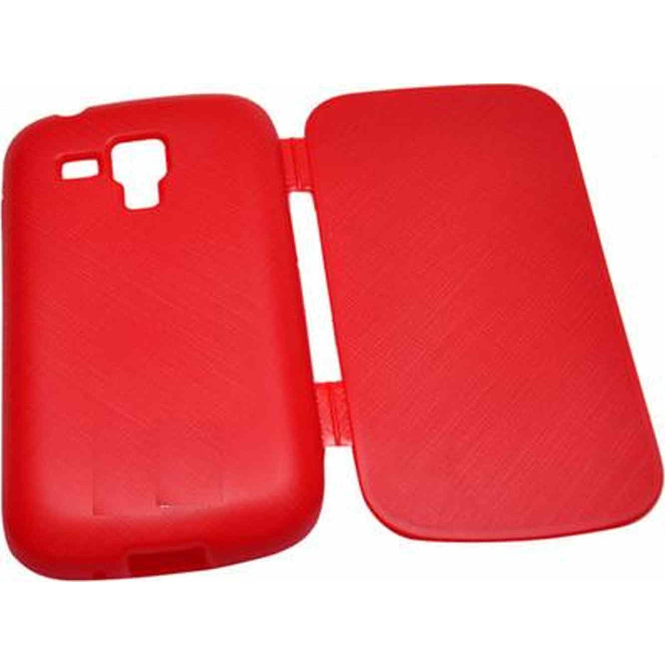Flip Cover For Samsung Galaxy S Duos 2 S7582 Red Maxbhi Com