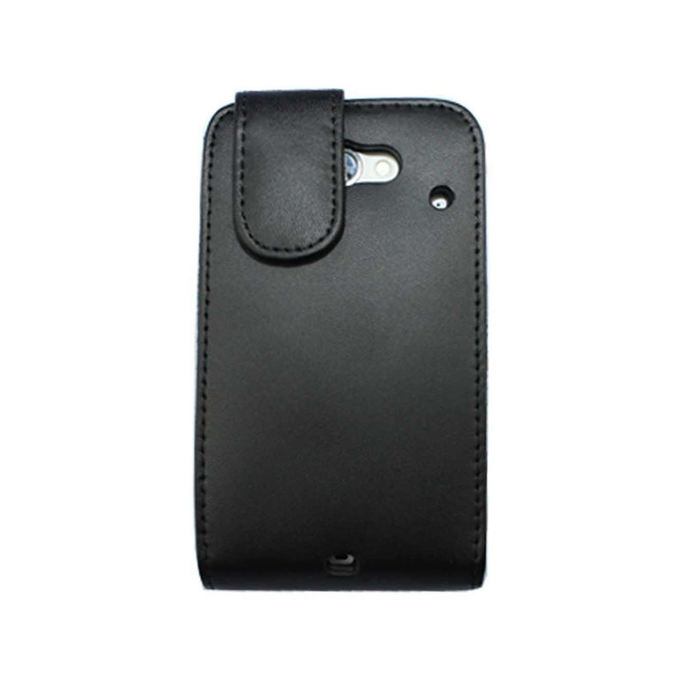 flip cover for htc chacha a810e black