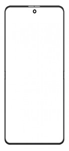 Replacement Front Glass For Huawei Pocket S Silver By - Maxbhi Com