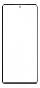 Replacement Front Glass For Blackview A200 Pro Black By - Maxbhi Com