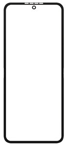 Touch Screen Digitizer For Samsung Galaxy Z Flip7 Fe Black By - Maxbhi Com