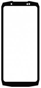 Replacement Front Glass For Ulefone Armor Mini 20 Pro White By - Maxbhi Com