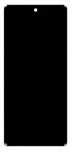 Lcd With Touch Screen For Lava Blaze Duo 5g Black By - Maxbhi Com