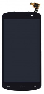 Lcd With Touch Screen For Blu Studio X Black By - Maxbhi Com