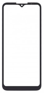 Replacement Front Glass For Motorola Defy 2021 Black By - Maxbhi Com