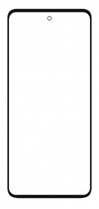 Replacement Front Glass For Ulefone Armor 25t Pro Black By - Maxbhi Com