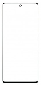 Replacement Front Glass For Vivo Y300 Plus 5g Black By - Maxbhi Com